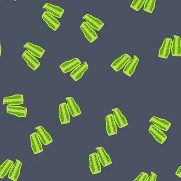 Seamless pattern gear shin guards cartoon vector Stock Illustration