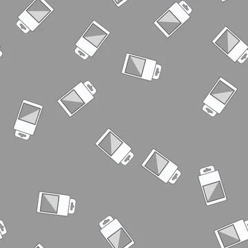 Seamless pattern Generic hanging retail box product packaging template イラスト素材