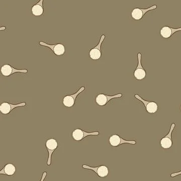 Seamless pattern gentle soft baby brush cartoon vector Stock Illustration