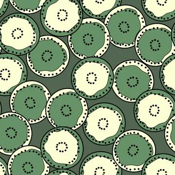 Seamless pattern with geometric aboriginal ornament. Ethnic tribal rounded color Stock Illustration