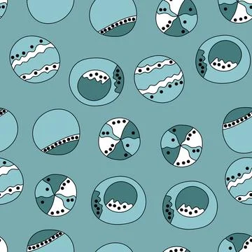 Seamless pattern with geometric aboriginal ornament. Ethnic tribal rounded color Illustrazione stock