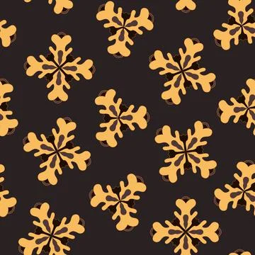 Seamless pattern with geometric aboriginal ornament. Ethnic tribal rounded color Stock Illustration