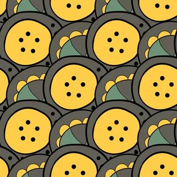 Seamless pattern with geometric aboriginal ornament. Ethnic tribal rounded color Illustrazione stock