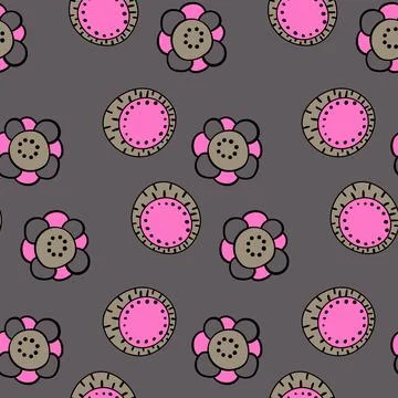 Seamless pattern with geometric aboriginal ornament. Ethnic tribal rounded color Illustrazione stock