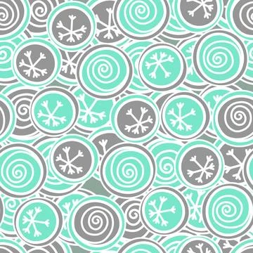 Seamless pattern with geometric aboriginal ornament. Ethnic tribal rounded color Illustrazione stock