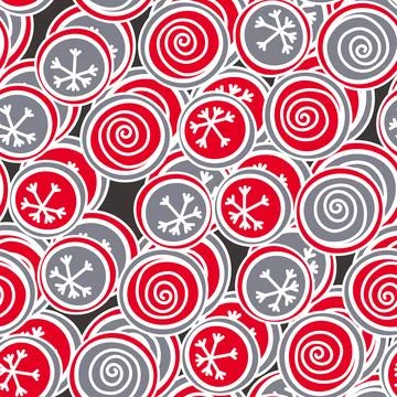 Seamless pattern with geometric aboriginal ornament. Ethnic tribal rounded color Illustrazione stock