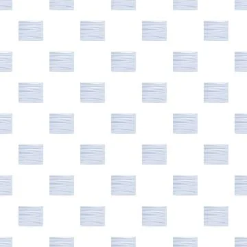 Seamless pattern of geometric blue ice cubes Illustrazione stock