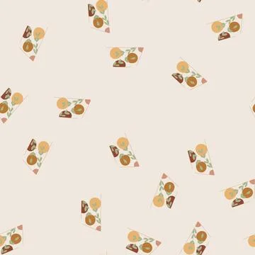 Seamless pattern geometric boho rug cartoon vector 스톡 일러스트