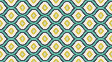 Seamless pattern geometric. Delicate beautiful ornament. Geometric fashion fa Stock Illustration