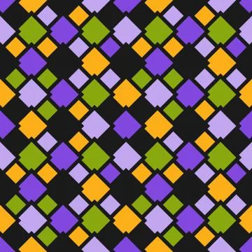 Seamless pattern with geometric designs Illustrazione stock