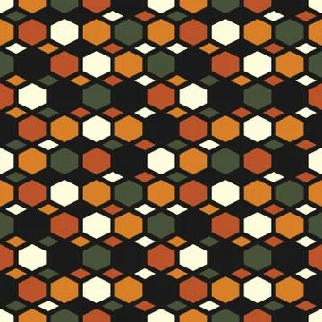 Seamless pattern with geometric designs イラスト素材