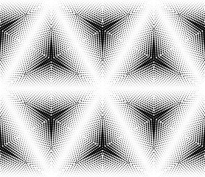 Seamless pattern with geometric dotted tiles and arabic pattern grid for abst Stock Illustration