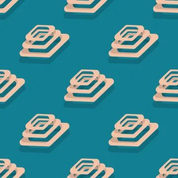 Seamless pattern with geometric elements. The template is suitable for posters Illustrazione stock