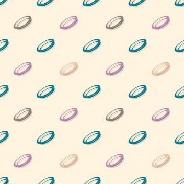 Seamless pattern with geometric elements. The template is suitable for posters Illustrazione stock