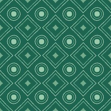 Seamless pattern with geometric elements in tribal style. Prehistoric drawing Illustrazione stock