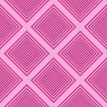 Seamless pattern with geometric figures. Vector illustration. Pink and whit.. Stock Illustration