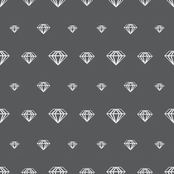 Seamless pattern of geometric lined diamonds pattern Stock Illustration