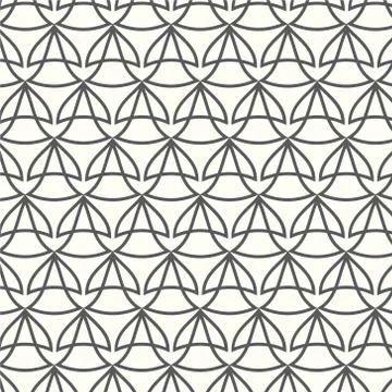 Seamless pattern geometric monochrome vector background イラスト素材