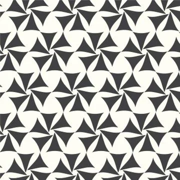 Seamless pattern geometric monochrome vector background Illustrazione stock
