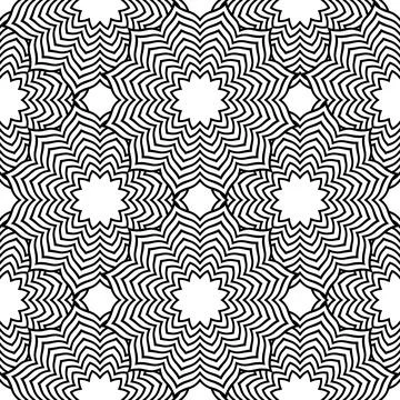 Seamless pattern with geometric ornament Stock Illustration