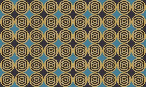 Seamless pattern with geometric ornament. Repeating background. Fabric design. Illustrazione stock