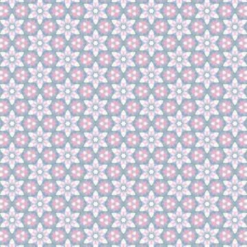 Seamless pattern with geometric ornaments. Floor tiles, porcelain ceramic til Stock-Illustration