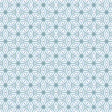 Seamless pattern with geometric ornaments. Floor tiles, porcelain ceramic til Stock Illustration
