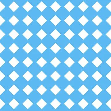 Seamless pattern geometric rhombus square on blue background for design Stock Illustration