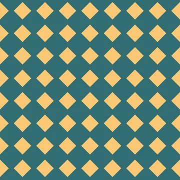Seamless pattern geometric rhombus square on green background Stockillustratie