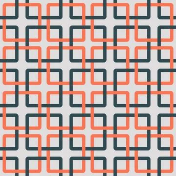 Seamless pattern with geometric shapes. Abstract drawing in the form of squ.. Stock Illustration