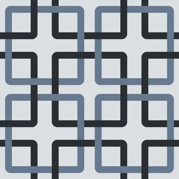 Seamless pattern with geometric shapes. Abstract drawing in the form of squ.. Stock Illustration