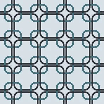 Seamless pattern with geometric shapes. Abstract drawing in the form of squ.. Stock Illustration