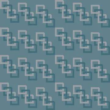 Seamless pattern with geometric shapes. Abstract drawing in the form of squ.. Stock Illustration