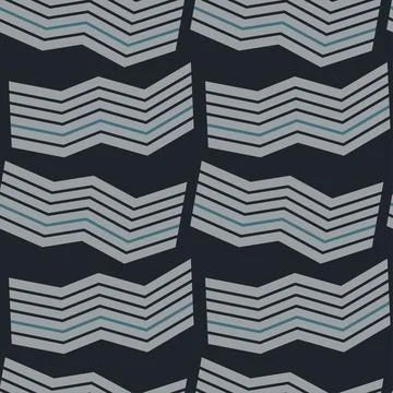 Seamless pattern with geometric shapes. Abstract drawing in the form of pol.. Stock Illustration