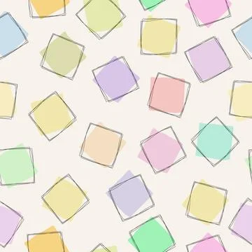 Seamless pattern of geometric shapes for banners, covers, textures, textiles Stock Illustration