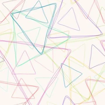 Seamless pattern of geometric shapes for banners, covers, textures, textiles Stock Illustration