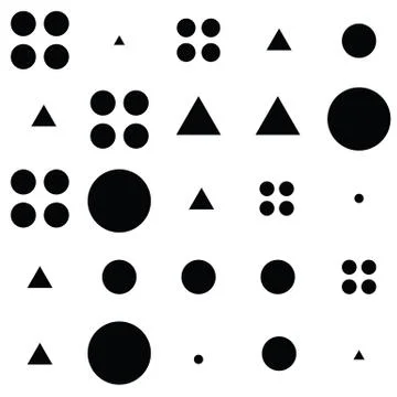 Seamless pattern geometric shapes イラスト素材