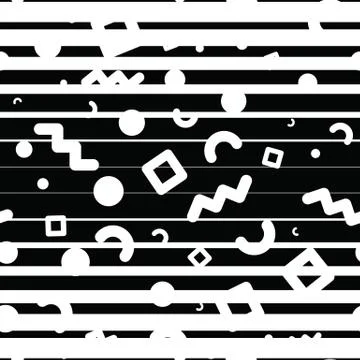 Seamless pattern geometric shapes Stock Illustration