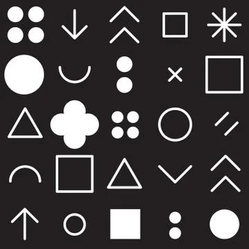 Seamless pattern geometric shapes イラスト素材