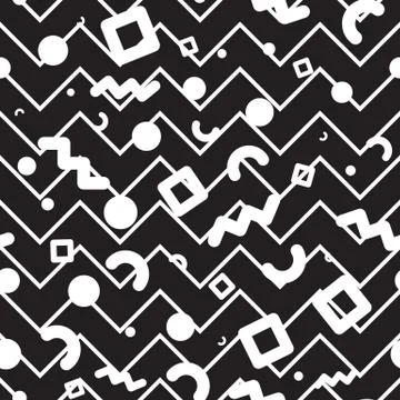 Seamless pattern geometric shapes イラスト素材
