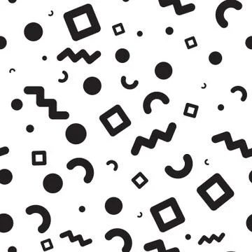 Seamless pattern geometric shapes イラスト素材