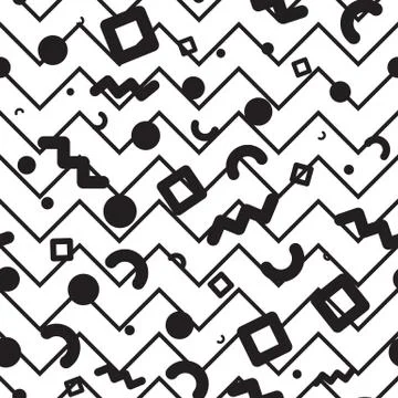 Seamless pattern geometric shapes イラスト素材