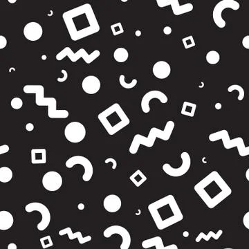 Seamless pattern geometric shapes イラスト素材
