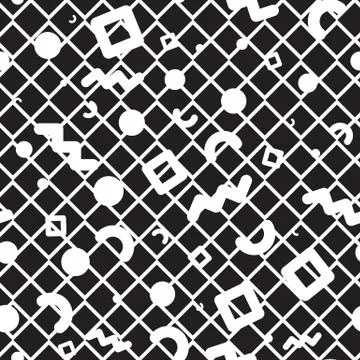 Seamless pattern geometric shapes イラスト素材