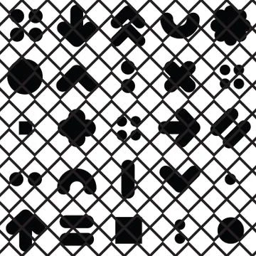 Seamless pattern geometric shapes イラスト素材