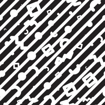 Seamless pattern geometric shapes Illustrazione stock