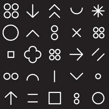 Seamless pattern geometric shapes Stock Illustration