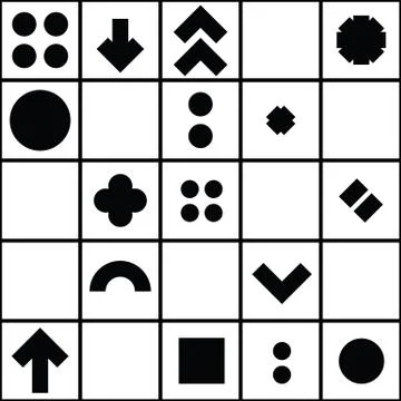 Seamless pattern geometric shapes Stock Illustration