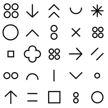 Seamless pattern geometric shapes Stock Illustration