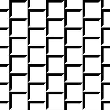 Seamless pattern with geometric shapes Stock Illustration